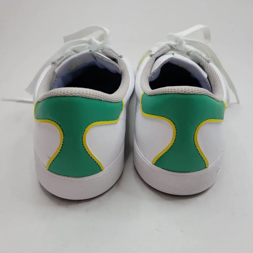 adidas Nora Sneakers IF2069 Cloud White Court Green Skate Yellow Men's Size 9 - Picture 5 of 10